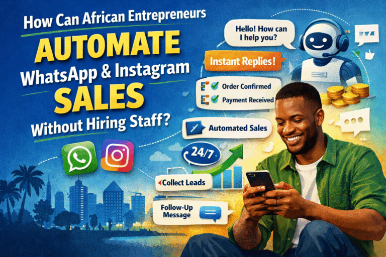 How Can African Entrepreneurs Automate WhatsApp and Instagram Sales Without Hiring Staff?